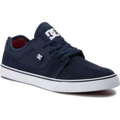 Tenisówki DC - Tonik 302905 Navy/Blue/White (Nav). Niebieskie trampki męskie DC, bez wzorów, ze skóry, sportowe, bez zapięcia. Za 289,00 zł.