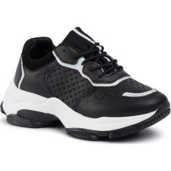 Sneakersy JENNY FAIRY - WS0887-01 Black. Czarne półbuty damskie Jenny Fairy, bez wzorów, ze skóry ekologicznej, bez obcasa, na płaskiej podeszwie, bez zapięcia. Za 79,99 zł.