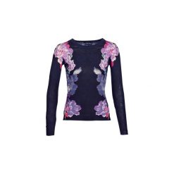 Swetry Desigual FARA. Niebieskie swetry klasyczne damskie Desigual, l. Za 349,00 zł.
