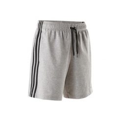 Spodenki do gimnastyki 3S. Szare spodenki i szorty męskie Adidas, s, bez wzorów, z bawełny. Za 99,99 zł.