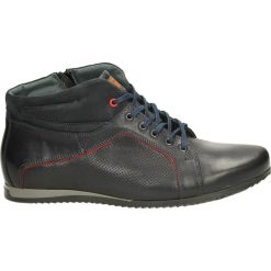 Botki męskie - Z138 PEL BLU. Czarne botki męskie marki Venezia, z gumy. Za 249,00 zł.
