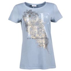 Deha Koszulka Damska Z Krótkim Rękawem b84150 Dusty Blue (Rozmiar L). Niebieskie koszulki damskie marki Deha, na co dzień, l, bez wzorów, wakacyjne, bez kołnierzyka, z krótkim rękawem. W wyprzedaży za 134,00 zł.