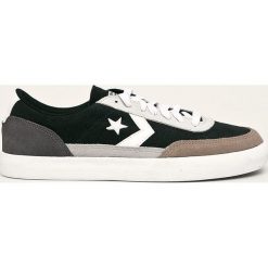 Converse - Buty skórzane. Szare sneakersy męskie Converse, na sznurówki. Za 299,90 zł.