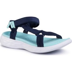 Sandały KAPPA - Mortara 242817 Navy/Mint 6737. Niebieskie klapki damskie Kappa, bez wzorów, z tworzywa sztucznego, bez obcasa. Za 119,00 zł.