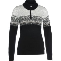 Swetry klasyczne damskie: Dale of Norway HOVDEN Sweter black/light charcoal/smoke beige/off white