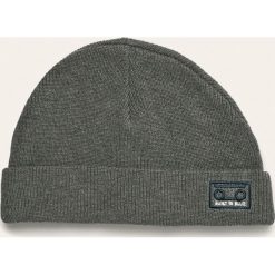 Blend - Czapka. Niebieskie czapki męskie Blend, na zimę, bez wzorów, z bawełny. W wyprzedaży za 49,90 zł.