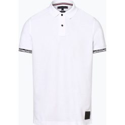 Tommy Hilfiger - Męska koszulka polo, biały. Białe koszulki męskie TOMMY HILFIGER, xl, z napisami, bez rękawów. Za 359,95 zł.