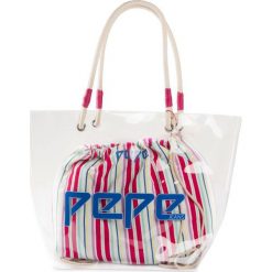 Torba plażowa Pepe Jeans. Nerki damskie Pepe Jeans, bez wzorów, z jeansu, bez dodatków. Za 119,00 zł.