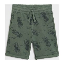 Mango Kids - Szorty dziecięce Pino 110-164 cm. Niebieskie spodenki chłopięce Mango Kids, bez wzorów, z bawełny, casualowe. Za 59,90 zł.