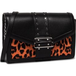 Torebka MONNARI - BAG1280-M03 Black With Orange. Czarne listonoszki damskie Monnari, bez wzorów, ze skóry ekologicznej, bez dodatków. W wyprzedaży za 139,00 zł.