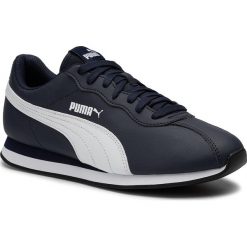 Sneakersy PUMA - Turin II 366962 05 Peacoat/Puma White. Niebieskie sneakersy męskie Puma, bez zapięcia. Za 249,99 zł.