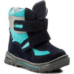 Buty zimowe chłopięce: Śniegowce RENBUT – 12-1463 Granat