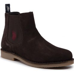 Sztyblety U.S. POLO ASSN. - Faust7 MUST3256W4/S9A Dkbr. Pomarańczowe sztyblety męskie U.S. Polo Assn., z zamszu, bez zapięcia. W wyprzedaży za 269,00 zł.