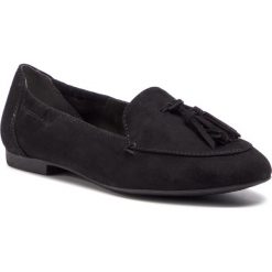 Lordsy MARCO TOZZI - 2-24218-32 Black 001. Czarne półbuty damskie marki Marco Tozzi, z zamszu, bez obcasa, na obcasie. Za 189,90 zł.