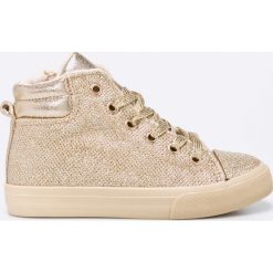 Blukids - Trampki dziecięce. Szare buty sportowe dziewczęce marki Blukids, z materiału, na sznurówki. W wyprzedaży za 69,90 zł.