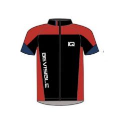 IQ koszulka rowerowa Ruven Black/ Navy Peony/ Valiant Poppy r. M. Niebieskie koszulki sportowe męskie marki IQ, m. Za 90,56 zł.