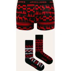 Jack & Jones - Bokserki i skarpety. Czarne skarpetki męskie Jack & Jones, bez wzorów, z elastanu. W wyprzedaży za 49,90 zł.