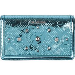 Love Moschino Torebka Niebieski. Niebieskie torebki klasyczne damskie Love Moschino, bez wzorów, z materiału, bez dodatków. Za 791,95 zł.