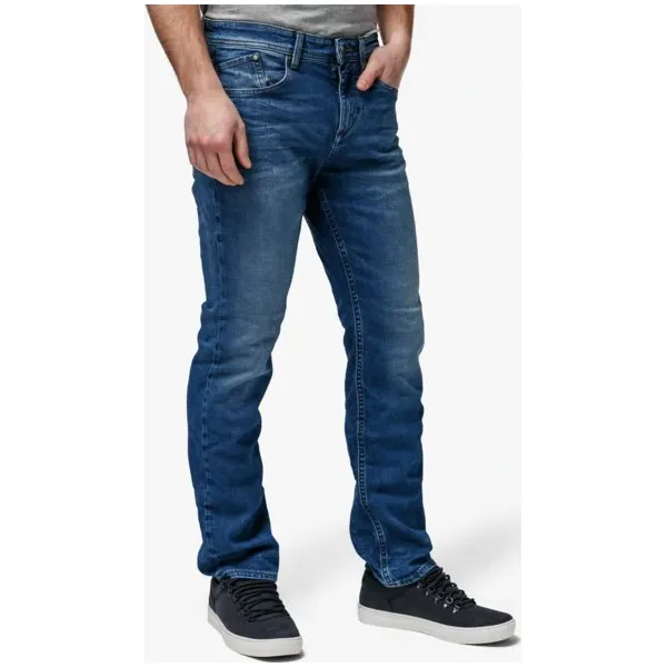 Timberland Spodnie Squam Lake Stretch Straight Denim , granatowy, rozmiar 38/34. Niebieskie spodnie męskie Timberland, na co dzień, z aplikacjami, z elastanu. W wyprzedaży za 269,99 zł.
