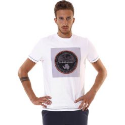 T-SHIRT SIROR PRINT BRIGHT WHITE. Białe t-shirty męskie Napapijri. Za 112,49 zł.