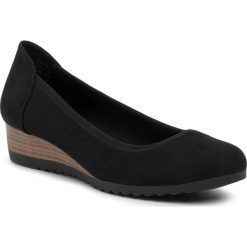 Półbuty CLARA BARSON - LS4881-01 Black. Czarne półbuty damskie Clara Barson, na co dzień, bez wzorów, ze skóry ekologicznej, bez obcasa, na koturnie, bez zapięcia. Za 79,99 zł.