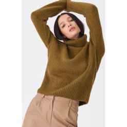 Sweter z wełną - Zielony. Zielone swetry damskie House, s, bez wzorów, z wełny, bez rękawów, bez kaptura. W wyprzedaży za 29,99 zł.