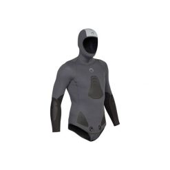 Kurtka do kombinezonu do łowiectwa podwodnego i freedivingu SPF 100 3 mm. Czarne kurtki męskie SUBEA, xl, z neoprenu. Za 269,99 zł.