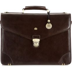 Teczka 10-3-016-4. Pomarańczowe aktówki damskie Wittchen, w paski, eleganckie, małe, bez dodatków. Za 2199,00 zł.