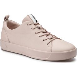 Sneakersy ECCO - Soft 8 W 44050311118 Rose Dust. Różowe półbuty damskie ecco, ze skóry. W wyprzedaży za 429,00 zł.