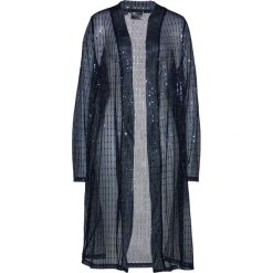 Długie wdzianko bonprix ciemnoniebieski. Niebieskie żakiety damskie bonprix, bez wzorów. Za 119,99 zł.