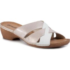 Klapki GO SOFT - WI16-2154-02 Beige. Brązowe klapki damskie GO SOFT, bez wzorów, ze skóry, bez obcasa. Za 99,99 zł.