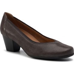 Półbuty CAPRICE - 9-22304-23 Dk Grey Rept. 218. Szare półbuty damskie Caprice, bez wzorów, ze skóry, bez obcasa, na obcasie, bez zapięcia. Za 249,00 zł.