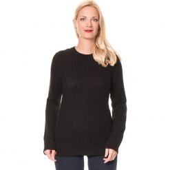 Sweter w kolorze czarnym. Czarne bez kategorii marki William de Faye, z wełny, z okrągłym kołnierzem. W wyprzedaży za 136,95 zł.