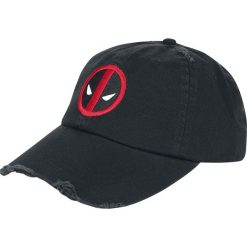 Deadpool Logo - Vintage Czapka baseballowa czarny. Czarne czapki z daszkiem damskie marki Deadpool, z aplikacjami. Za 79,90 zł.
