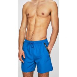 Calvin Klein Jeans - Kąpielówki. Pomarańczowe kąpielówki męskie Calvin Klein Jeans, m, z nadrukiem, z poliesteru. W wyprzedaży za 169,90 zł.