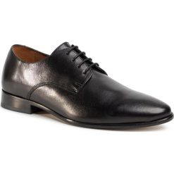 Półbuty SALAMANDER - Fartino 31-81706-01 Black. Czarne buty wizytowe męskie Salamander, ze skóry, bez zapięcia. Za 499,00 zł.