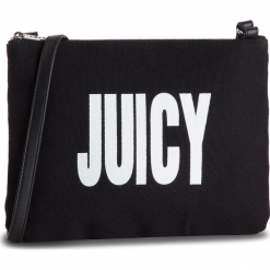 Torebka JUICY BY JUICY COUTURE - Austin Black Crossbody JCH0120 Czarny. Czarne listonoszki damskie marki Juicy by Juicy Couture, z materiału, bez dodatków. Za 159,00 zł.