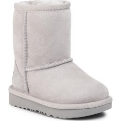 Buty UGG - T Classic II 1017703T Fea. Szare śniegowce dziewczęce Ugg, bez zapięcia. Za 599,00 zł.