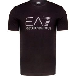 T-shirt EA7 EMPORIO ARMANI Czarny. Czarne t-shirty męskie marki EA7 Emporio Armani, bez wzorów, z elastanu, z okrągłym kołnierzem. Za 340,00 zł.