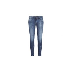 Jeansy skinny Le Temps des Cerises POWER CUT. Niebieskie jeansy damskie marki Le Temps Des Cerises, bez wzorów, z jeansu. Za 399,00 zł.