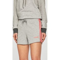 Adidas Performance - Szorty. Szare spodenki sportowe damskie adidas Performance, s, bez wzorów, z elastanu, sportowe. W wyprzedaży za 99,90 zł.