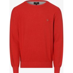 Fynch-Hatton - Sweter męski, czerwony. Czerwone swetry męskie Fynch-Hatton, xl, bez wzorów, z bawełny, eleganckie, bez kołnierzyka, bez kaptura. Za 349,95 zł.