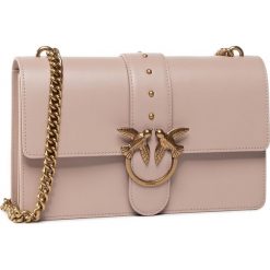 Torebka PINKO - Love Classic Icon Simply 1 Cl AI 20-21 PLTT 1P21ZR Y6JC Light Pink Q19. Różowe torebki klasyczne damskie Pinko, bez wzorów, ze skóry, wizytowe, bez dodatków. Za 1249,00 zł.