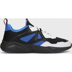 Kazar Studio - Buty. Czarne sneakersy męskie Kazar Studio, z okrągłym noskiem, na sznurówki. Za 239,90 zł.
