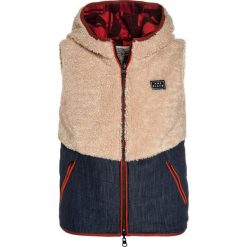 Scotch Shrunk REVERSIBLE BODYWARMER WITH HOOD IN MIXED QUALITIES Kamizelka beige. Brązowe kamizelki dziewczęce marki Scotch Shrunk, z materiału. Za 549,00 zł.