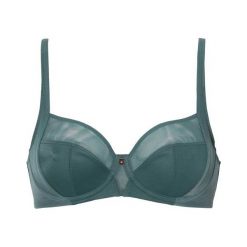 Triumph Biustonosz z fiszbinami True Shape Sensation ciemnozielony female zielony 95B. Zielone biustonosze Triumph, z haftami, z dżerseju. W wyprzedaży za 145,00 zł.