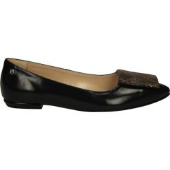 Baleriny - 202 BLU-SNAKE. Czarne baleriny damskie marki Venezia, ze skóry. Za 199,00 zł.