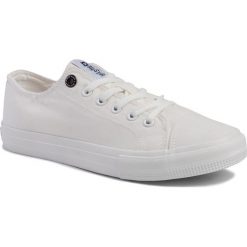 Tenisówki BIG STAR - FF174337 White. Białe półbuty męskie BIG STAR, bez wzorów, z gumy, retro, bez zapięcia. Za 125,00 zł.