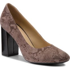 Półbuty GEOX - D Audalies H.A D723XA 00007 C6029 Taupe. Brązowe półbuty damskie skórzane marki Geox, eleganckie, na obcasie. W wyprzedaży za 259,00 zł.