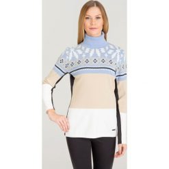 GOLF LYRA SPORTALM. Szare swetry damskie Sportalm, z aplikacjami, z materiału, bez rękawów, bez kaptura. Za 439,50 zł.